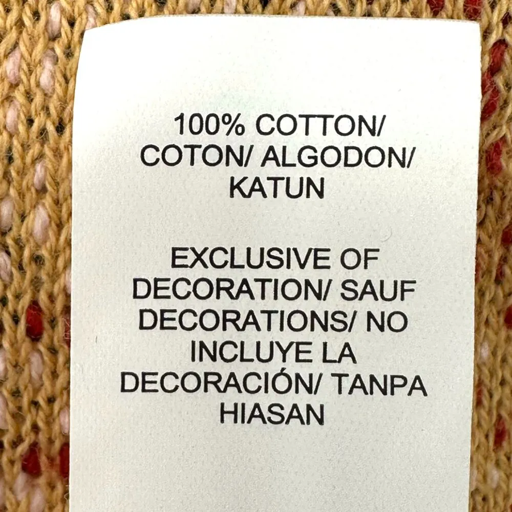 Lucky Brand | Medium | Marled Pattern Fringe Trim Open Front Cropped Cardigan - Image 9