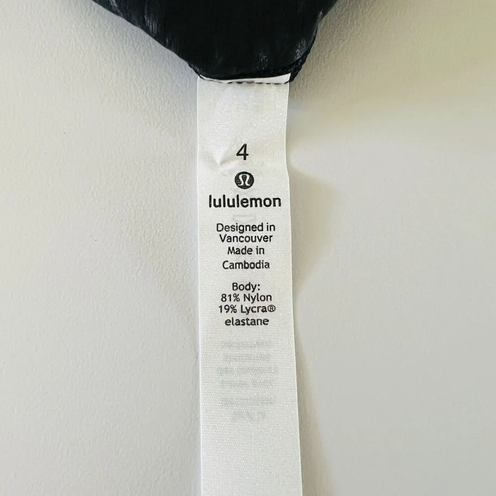 LULULEMON ATHLETICA Diverge Emboss Black Align HR Pant 28" Leggings - US 4 - Image 7