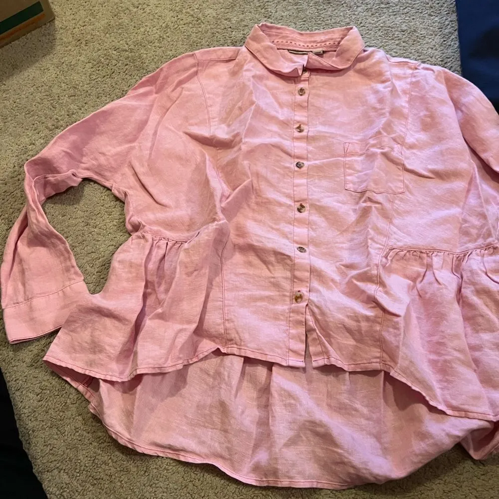 Holding horses small pink button down - Image 3