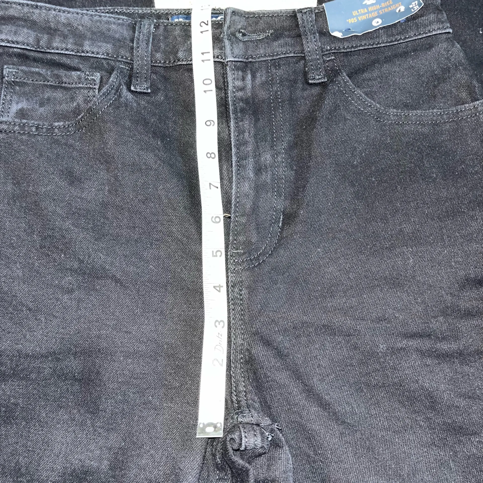 Two Hollister Distressed Skinny Jeans Bundle - Light Wash & Black Denim size 27 - Image 4