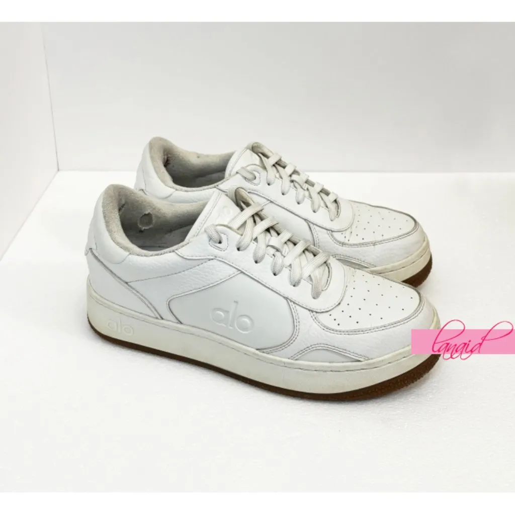 Alo Recovery Mode Sneakers Natural White Gum Tan Sporty Sports Athletic Shoes - Image 11