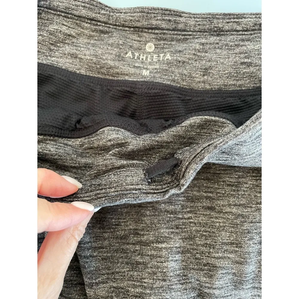 Athleta womens grey marled athletic skort size M - Image 3