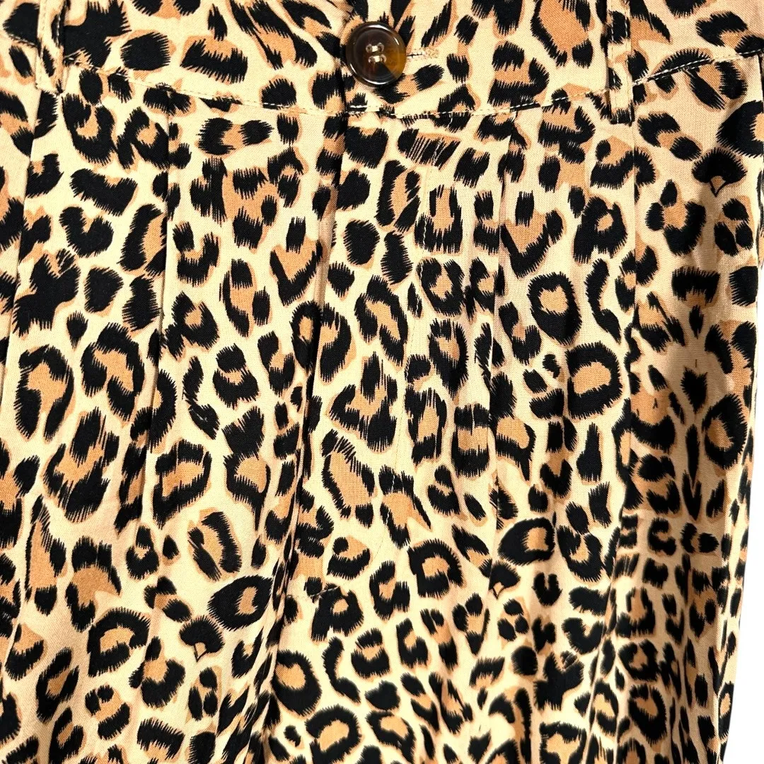 Olivaceous Animal Print Pants Small - Image 5