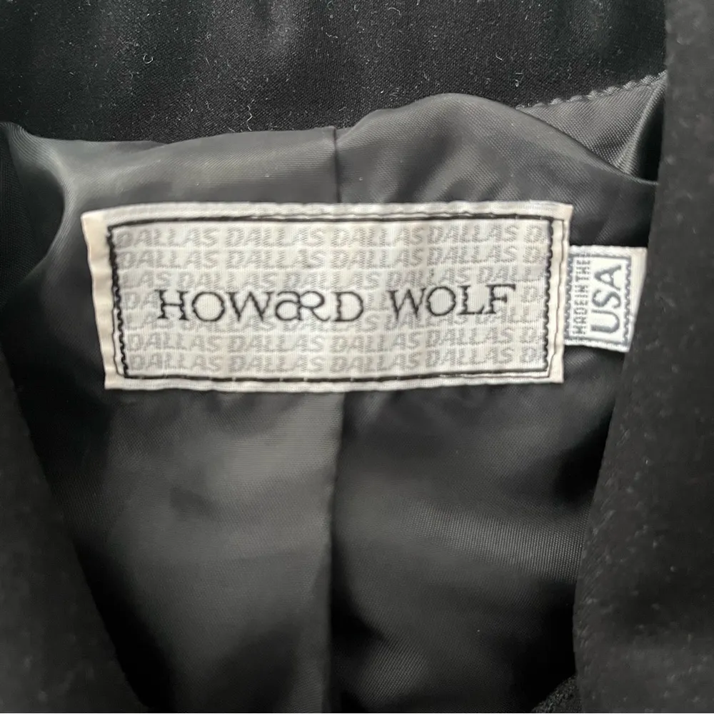 Vintage Howard Wolf Dallas Tarten Plaid Boucle Double Breasted Crop Jacket, Sz 8 Red - Image 12