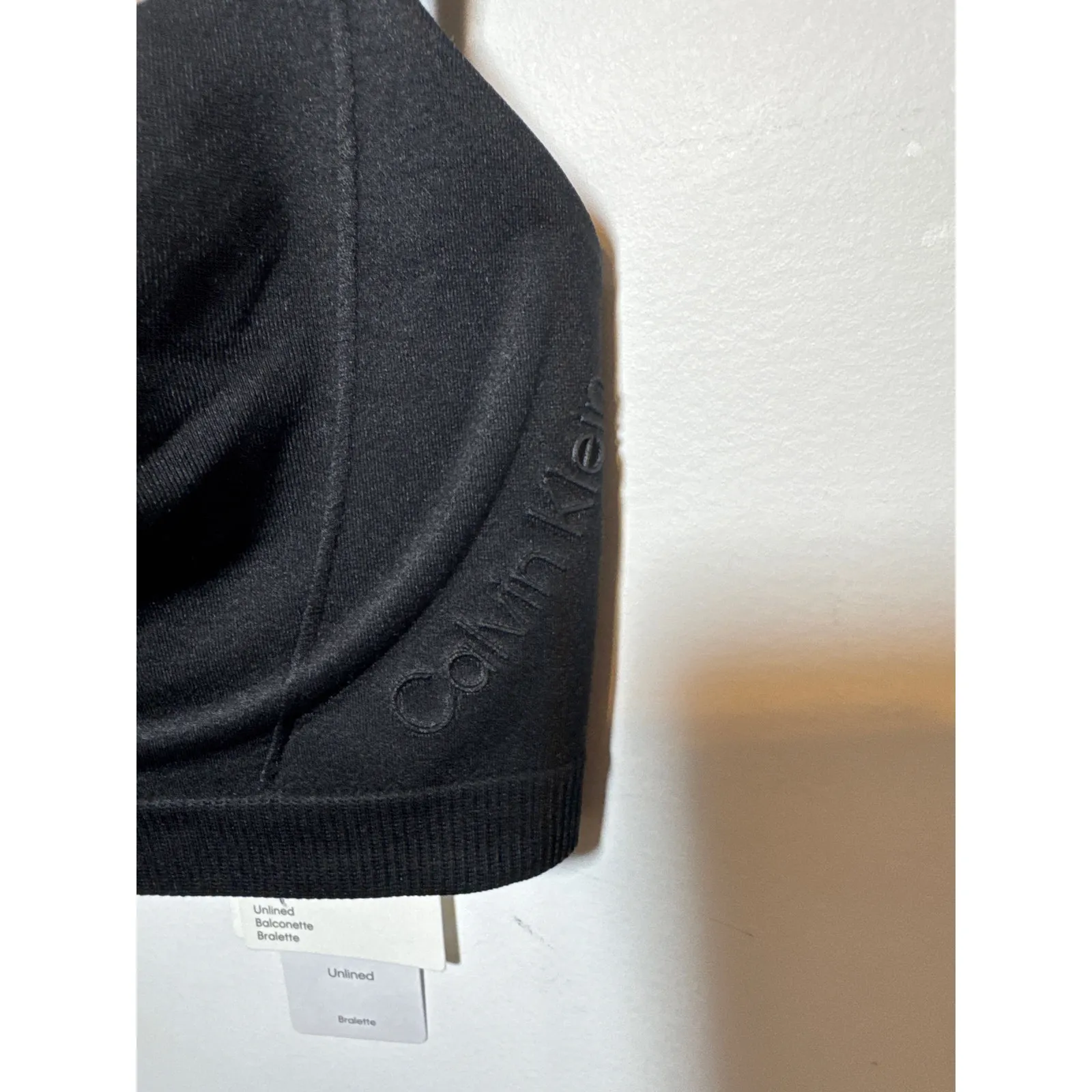 Brand New Calvin Klein Women's Size Small Black Unlined Balconette Bra - Image 9