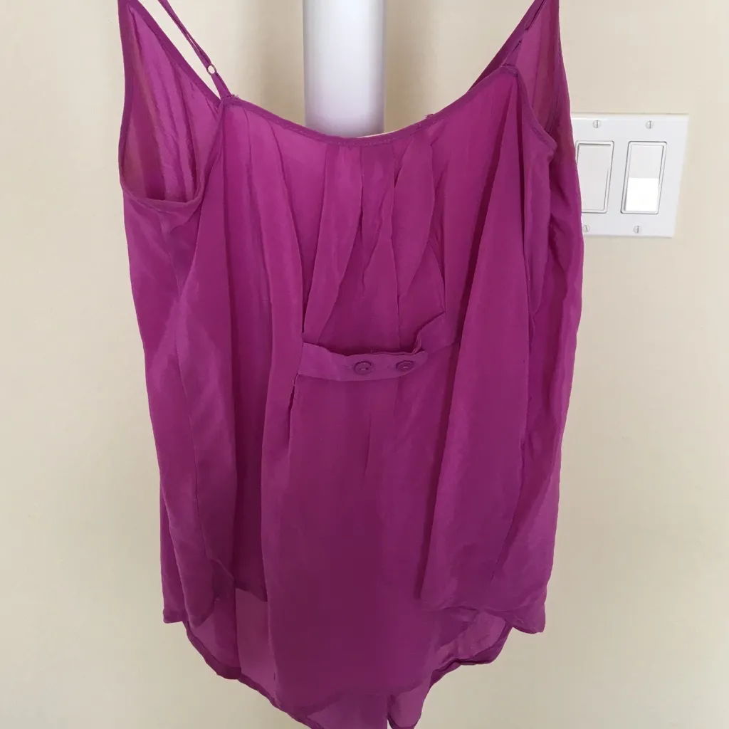 3 for $15! ✳️UO Silence & Noise, 100% silk fuchsia tank; S - Image 4