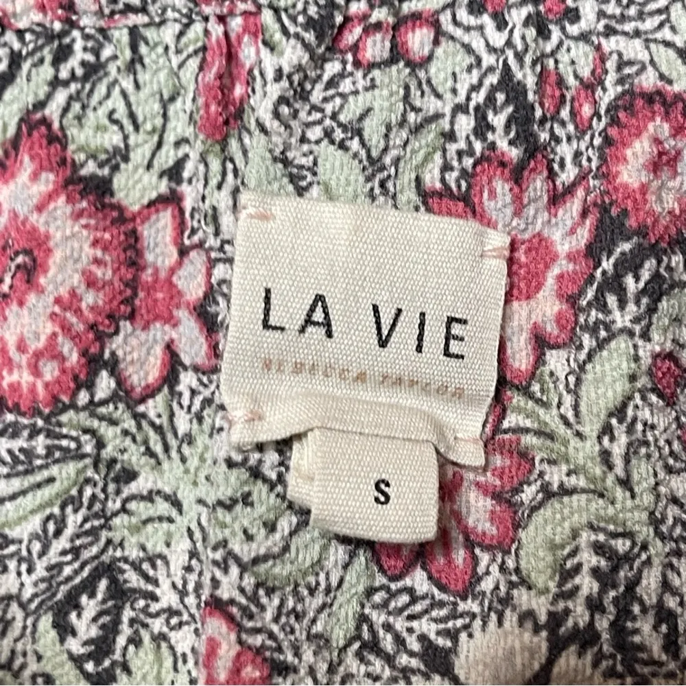 La vie Rebecca Taylor Camila soft crepe blouse sz S - Image 2