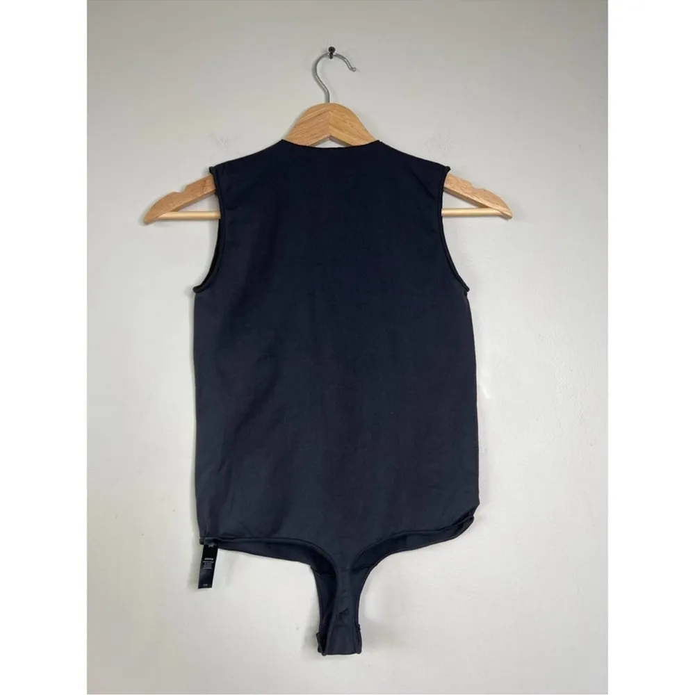 Skims Essential Crew Neck Thong Bodysuit Women's Onyx Size 2X/3X NWOT - Image 3