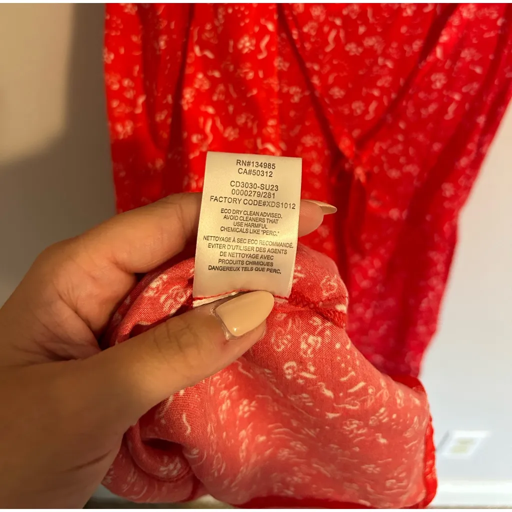 For Love and Lemons Antonia Mini Dress in Red size Large (L) - Image 6