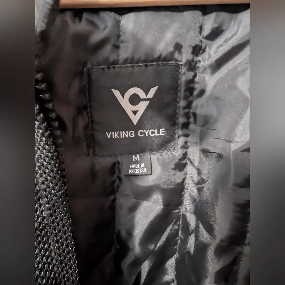 Viking Cycle Warlock Armored Mesh Motorcycle Textile Jacket for Women Medium Blk Black - Image 5