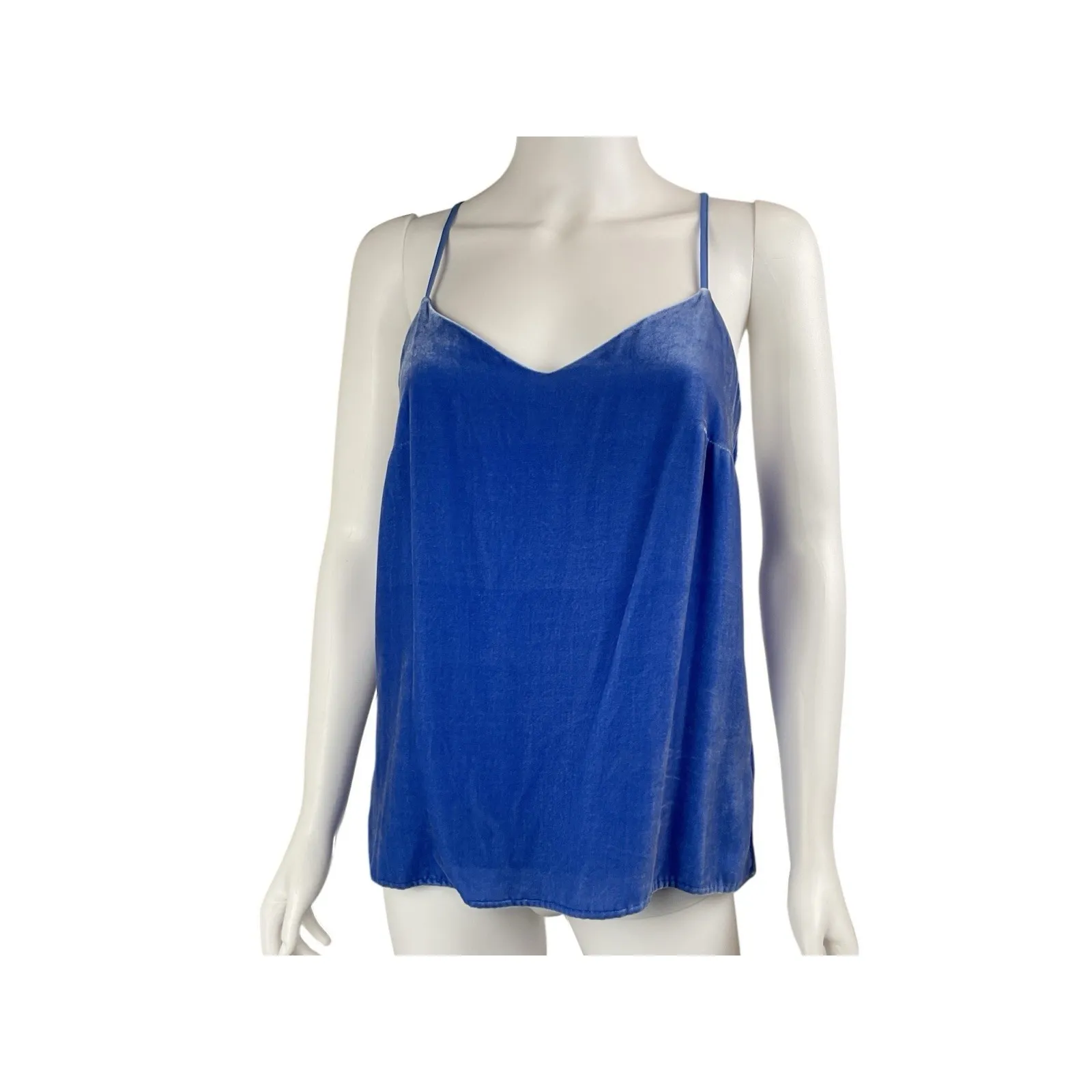 Lilly Pulitzer Women's XS‎ Dusk Top Royal Purple Velvet Cami Tank Velvetcore - Image 2