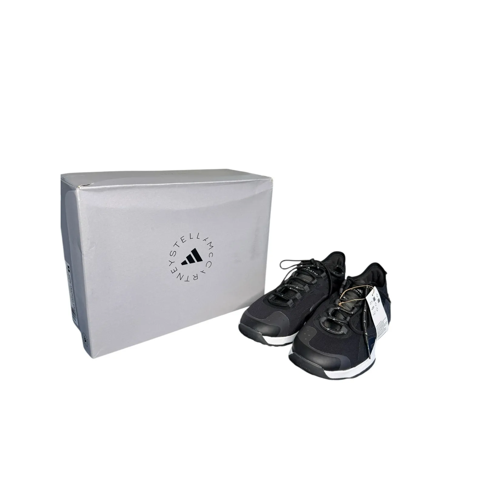 Adidas by Stella McCartney NIB Training Dropset Sneakers in Black Size 9 - Image 2
