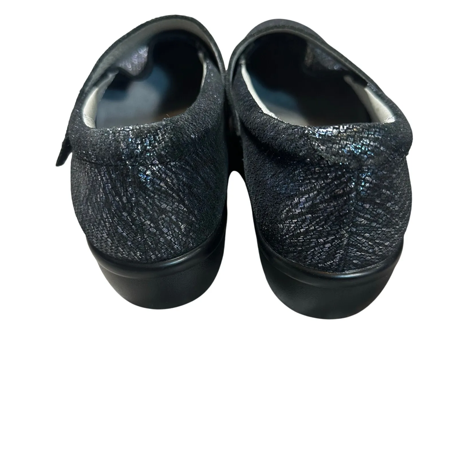 Alegria Women's Lauryn Nubuck Slip-On with Cross Strap Shoe - Image 4