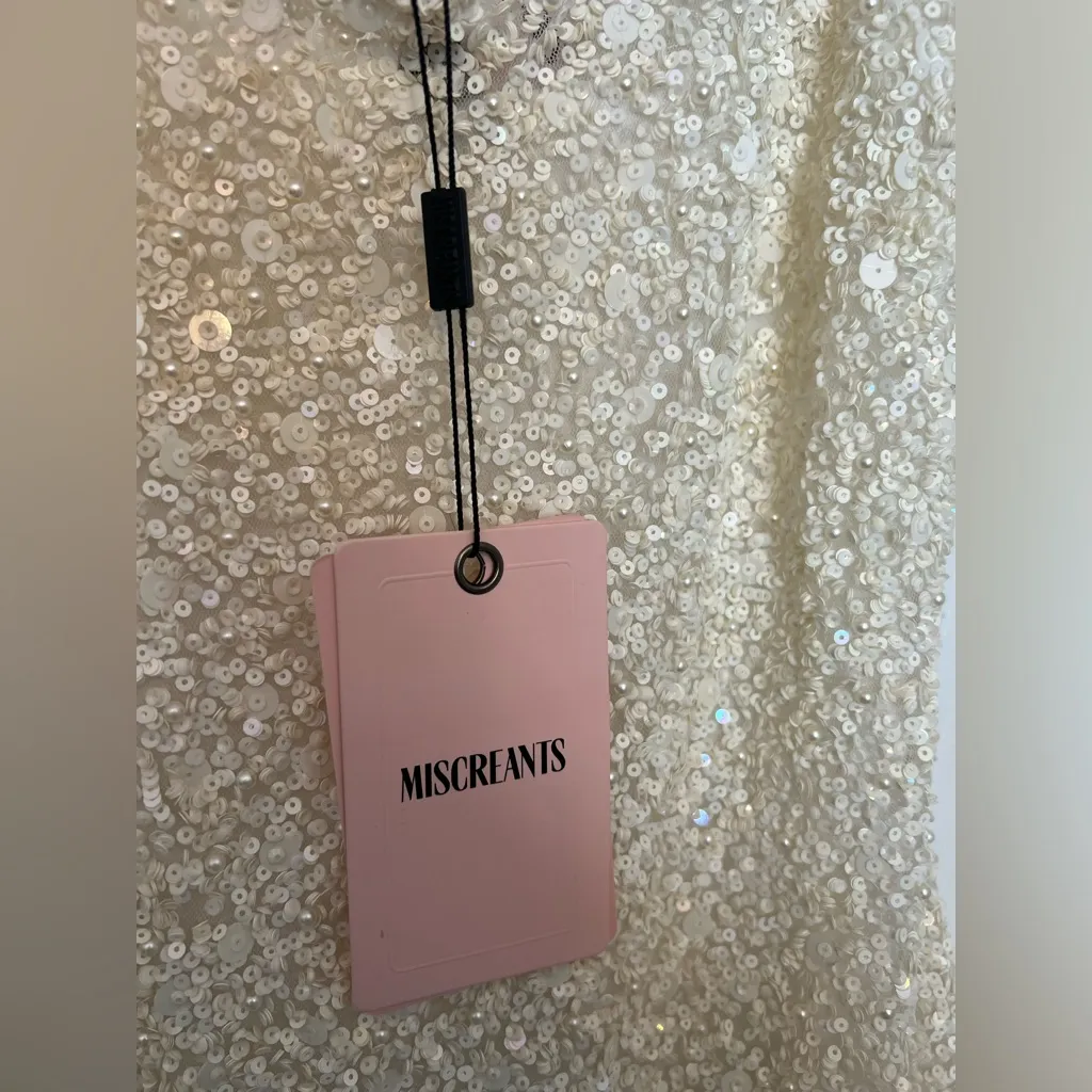 MISCREANTS Capri Dress in White Size L - Image 11