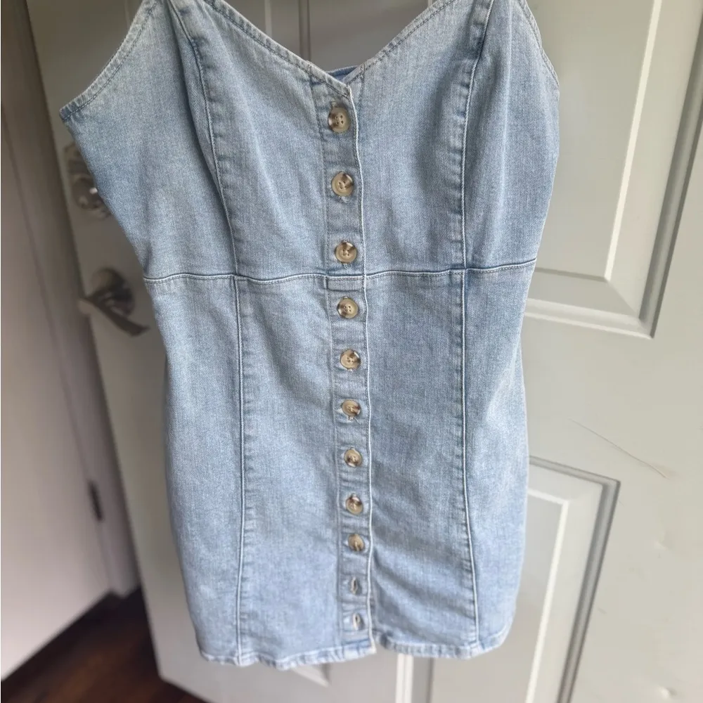 Garage Denim Light Blue Button - Image 4