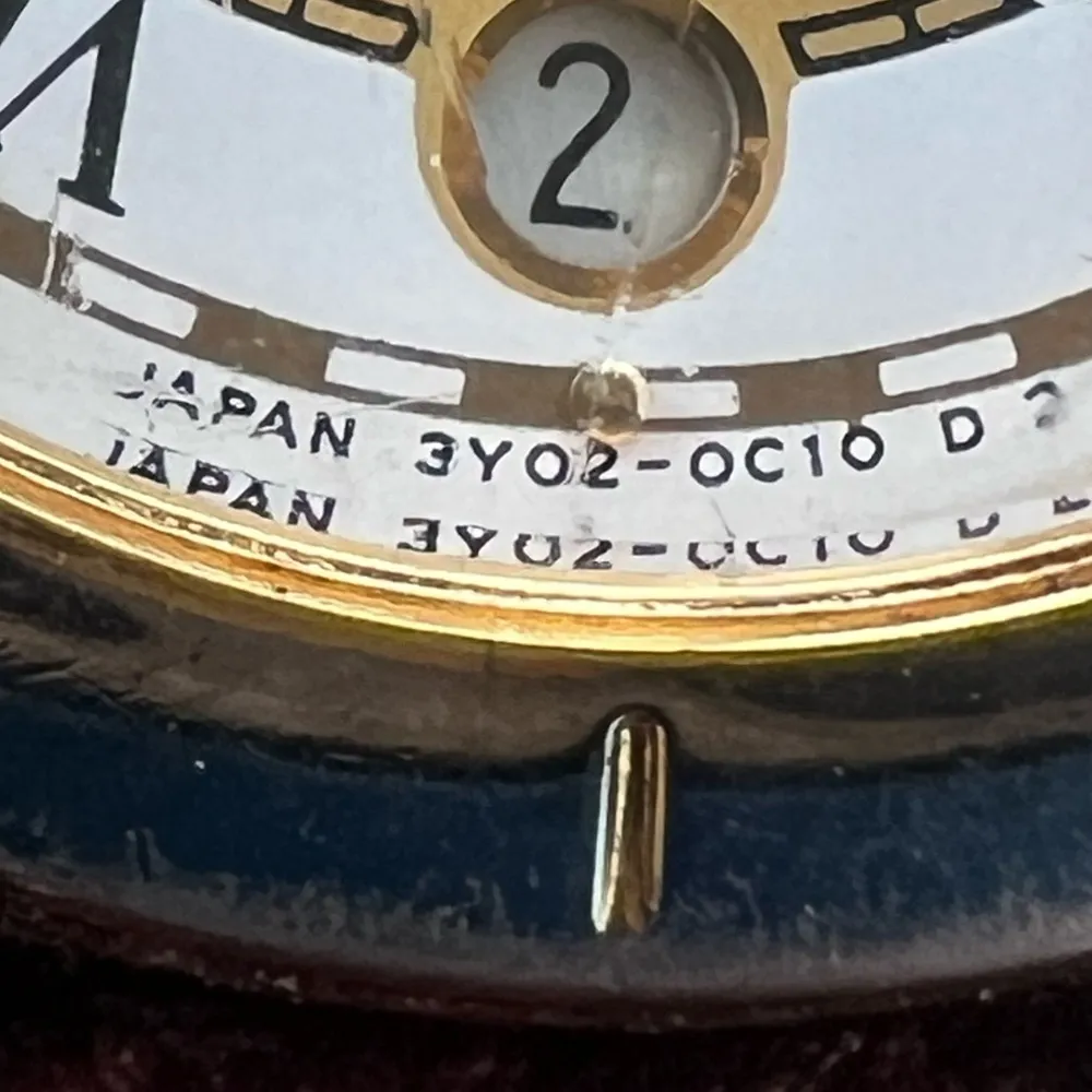 Seiko Ultra RARE Vintage Age of Discovery Motif Ladies Watch Leather Strap - Image 8