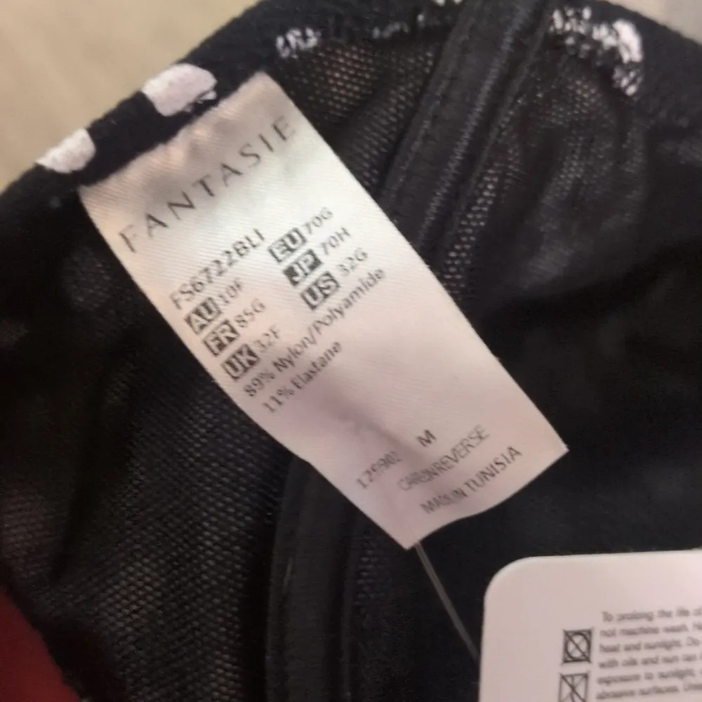 Fantasie Santa Monica Polka Dot Bikini Set Black Size M - Image 9