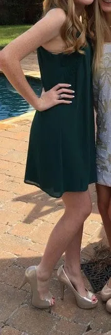 Emerald Green Dress - Image 3