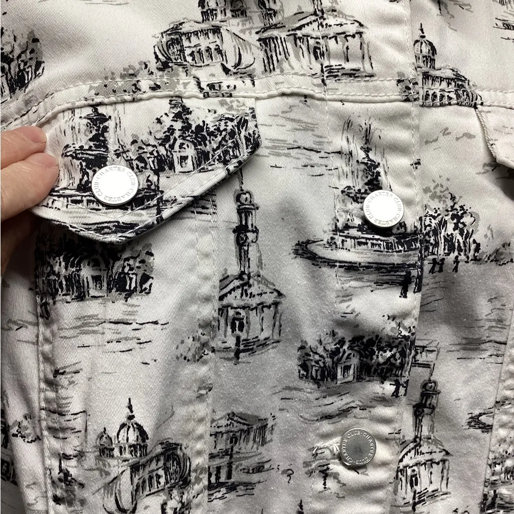 Charter Club denim jacket. Size XL - Image 7