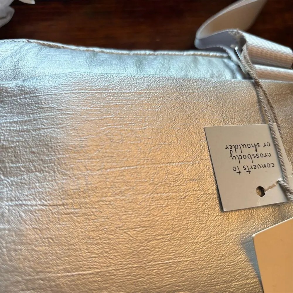 A New Day Women's Silver Crossbody Bag Adjustable Strap - Image 2