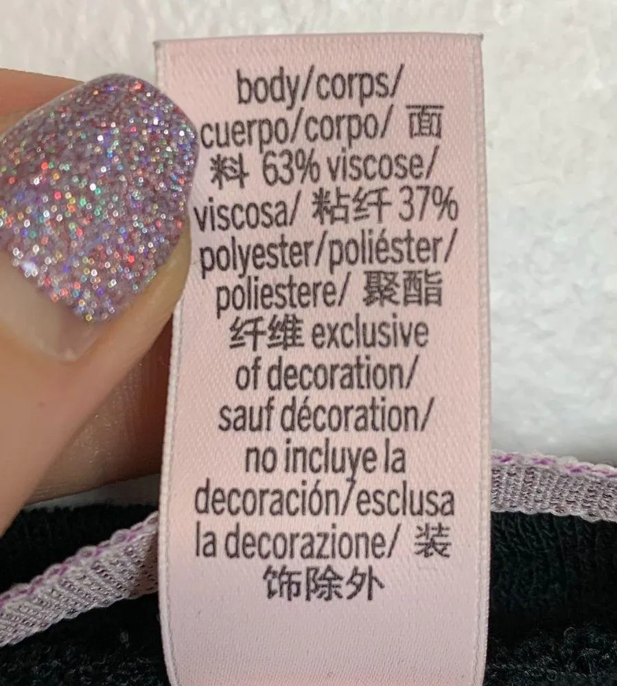 Victoria's Secret Black Sheer Lightweight Scoop Neck Sweater - Image 4