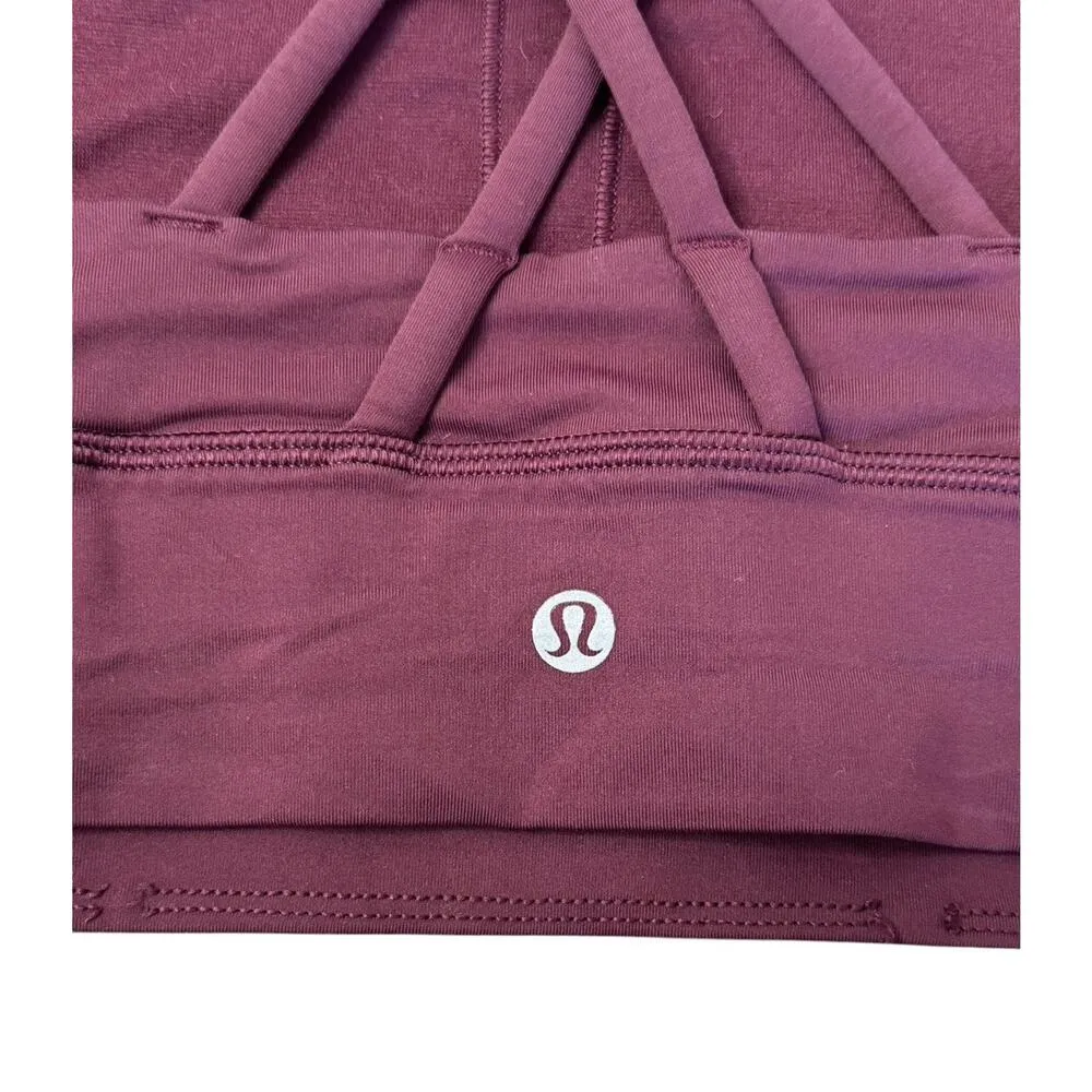 LULULEMON Athletica Energy Strappy Sports Bra Yoga Pilates Size 4 RARE COLOR - Image 8