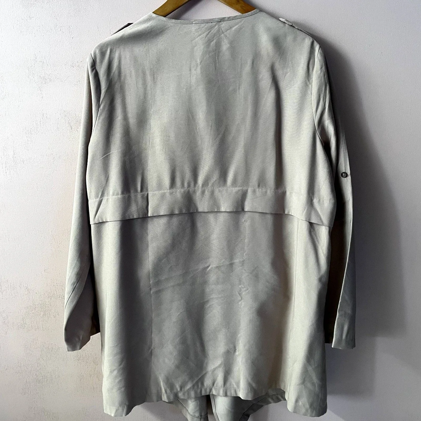 Irene’s Story Nude Open Front Jacket NWT Size L Tan Size L - Image 12