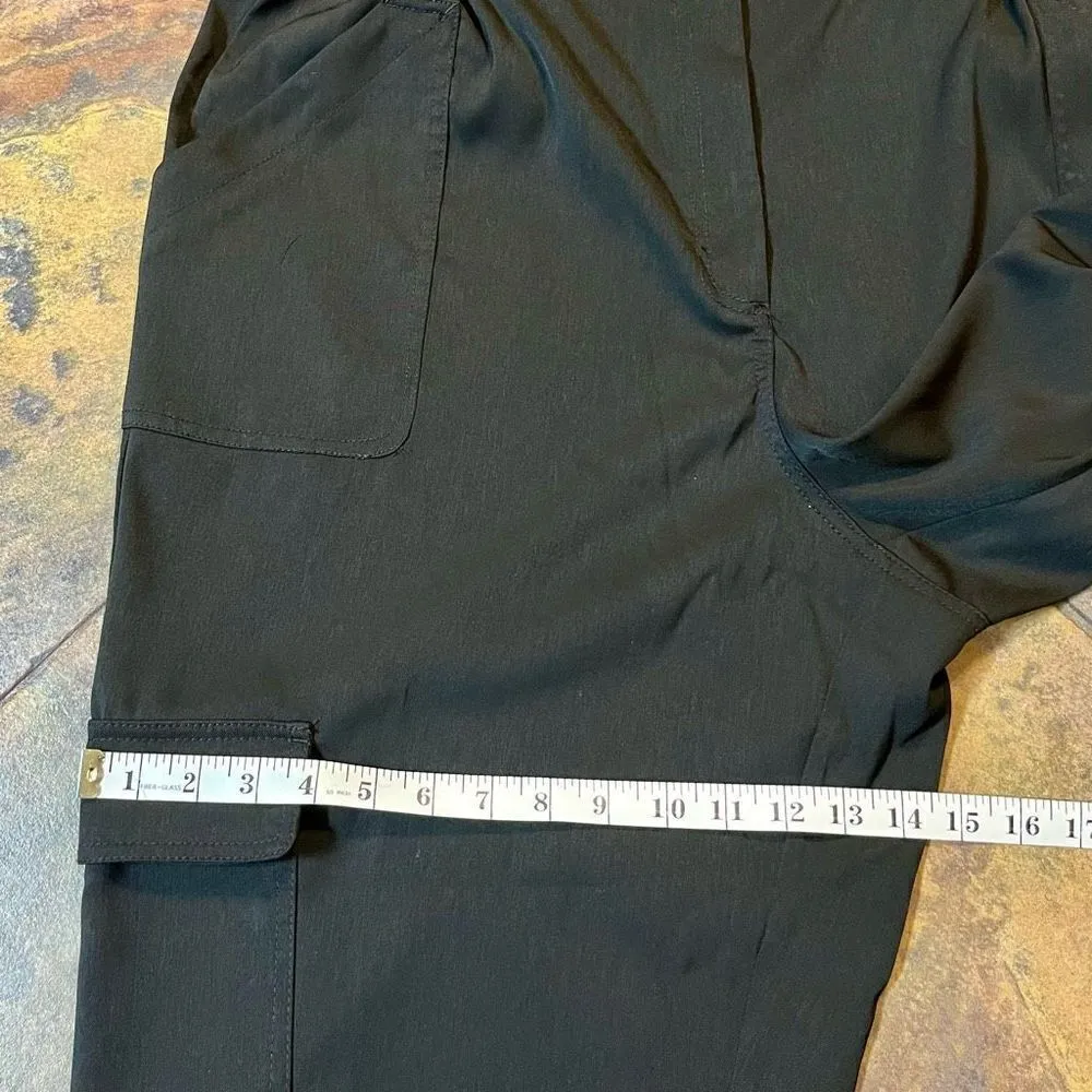 Max Studio Black Dress Twill Cargo Pants 2X - Image 5
