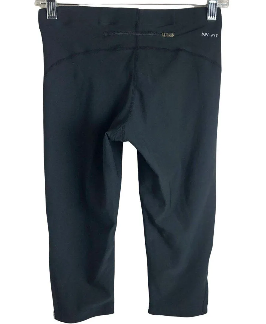 Women Crop Dri-Fit Pant With Adjustable Waist Band And Back Zipper Pocket S - Image 3