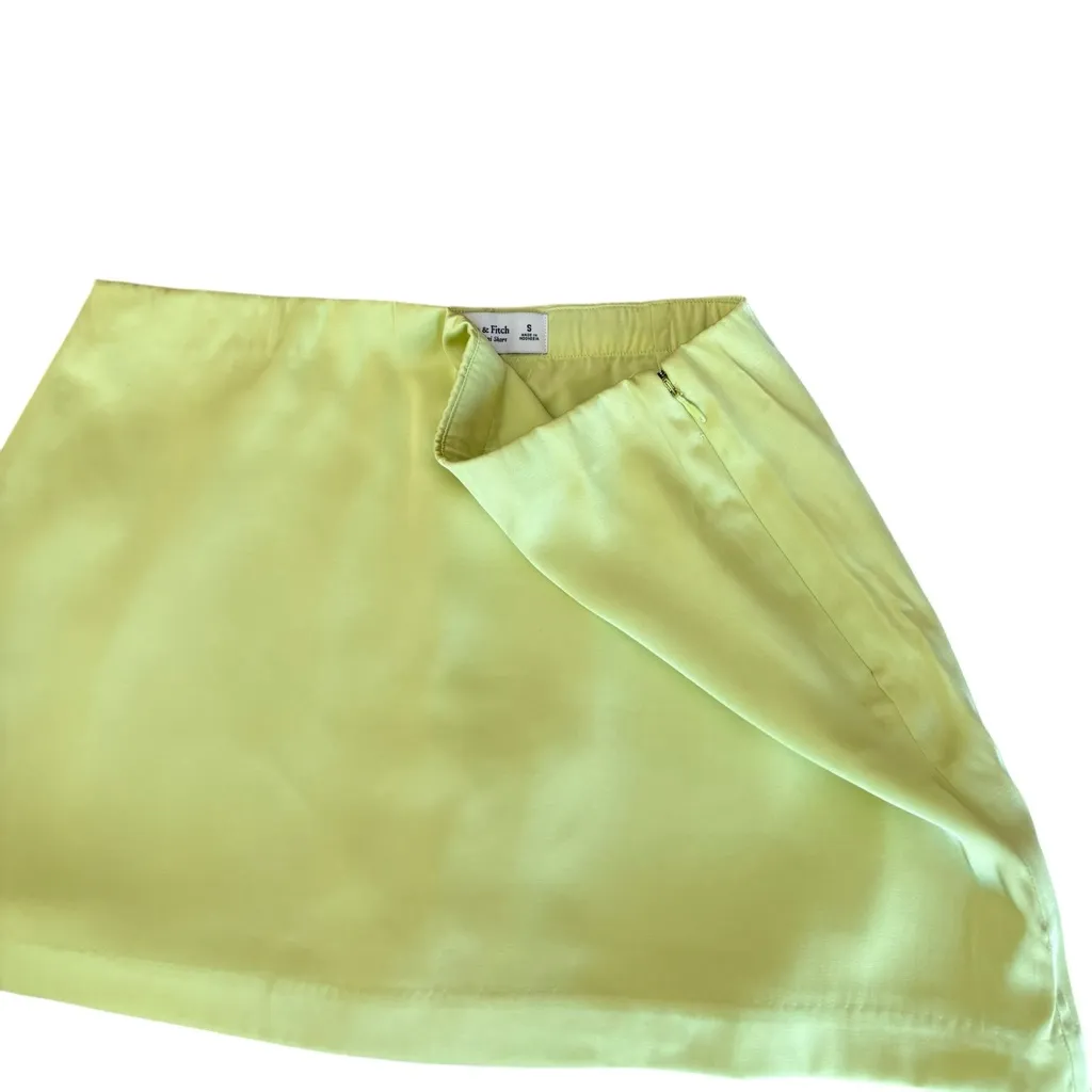 Abercrombie & Fitch Scarlett Mid Rise Satin Mini Skort Women Small New With Tags - Image 5