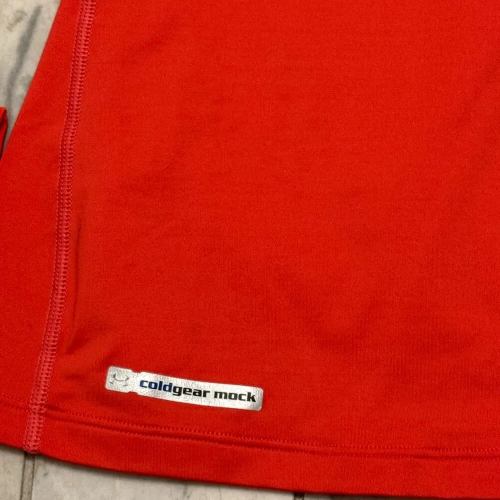 NEW Under Armour women's XS Pink Coldgear mock long sleeve shirt - Image 5