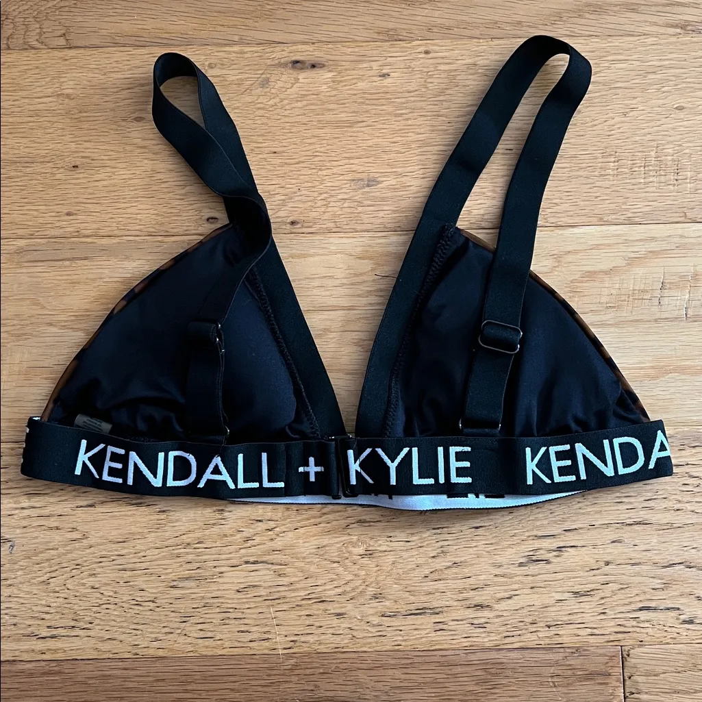 XL - Kendall & Kylie Brown Leopard Bralette - Image 3