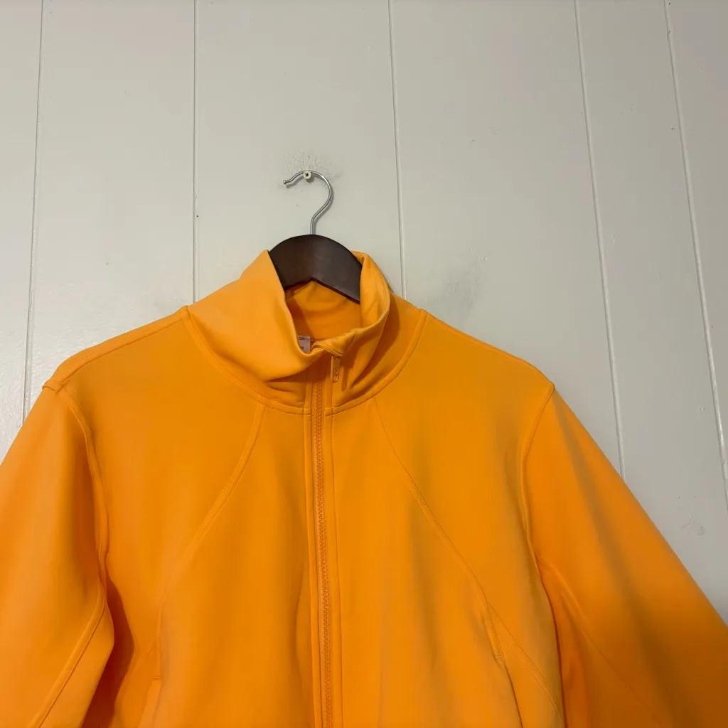Lululemon  Luxtreme Spacer Full Zip Jacket Mango Dream Size 10 – Cozy Zip-Up - Image 5