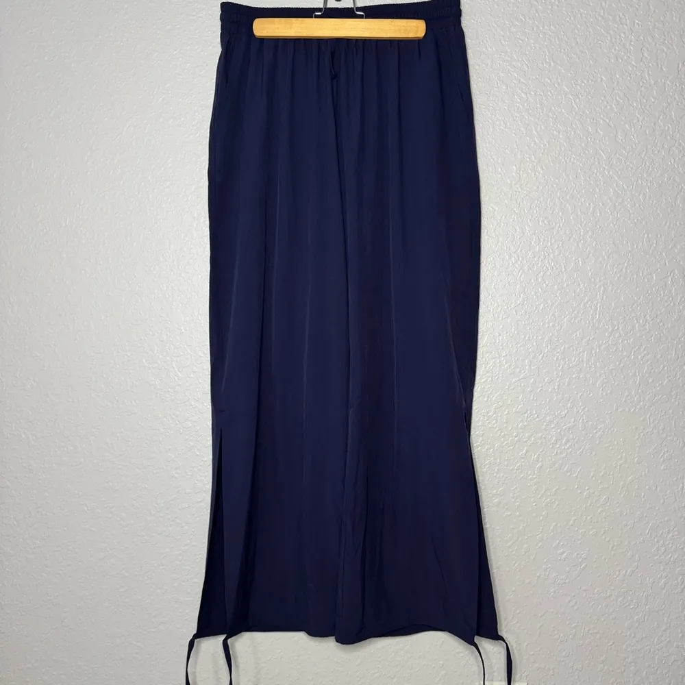 NWT Halara Breezeful Navy High Waist Drawstring Pocket Quick Dry Joggers Size XL - Image 2