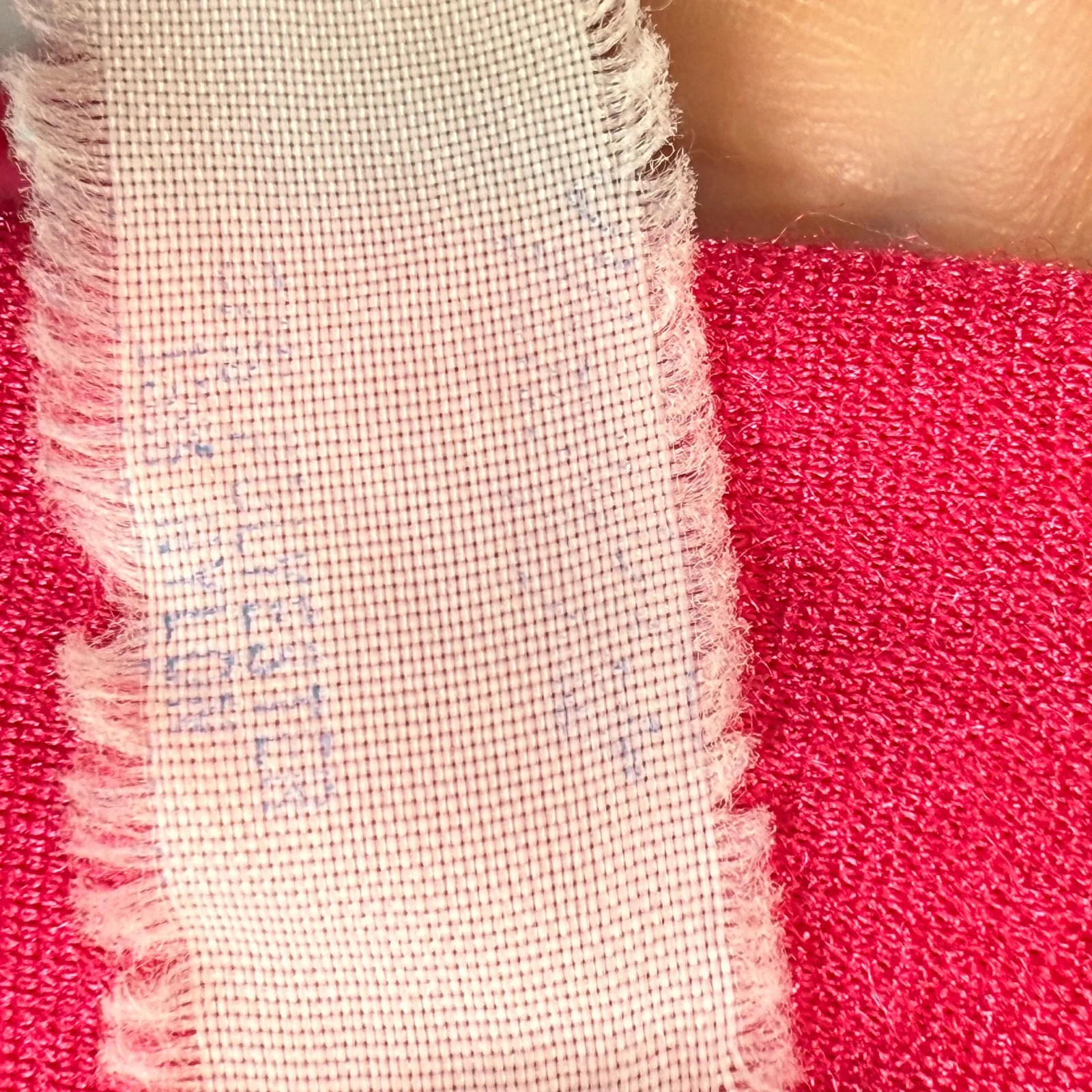 Vintage Vanity Fair Fleece Robe Housecoat Size M Bright Pink Nylon Blend Quilted - Image 8