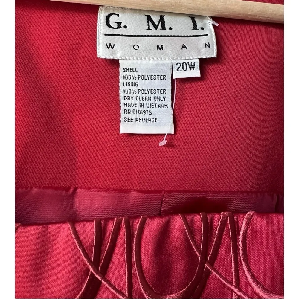 Women's G. M. 1. VINTAGE Tank Tops sleeveless crop top light red 20W. - Image 4