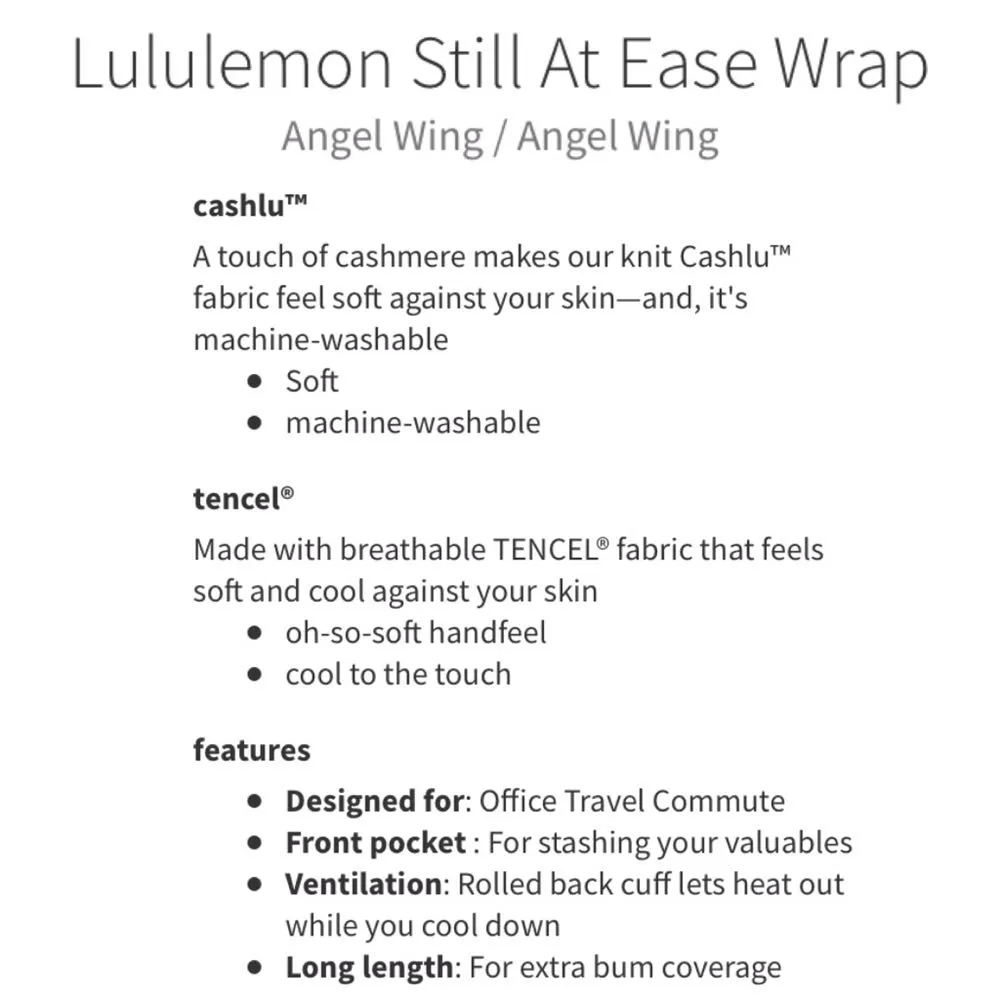 Still At Ease Wrap Cardigan Angel Wing 10 - Image 13