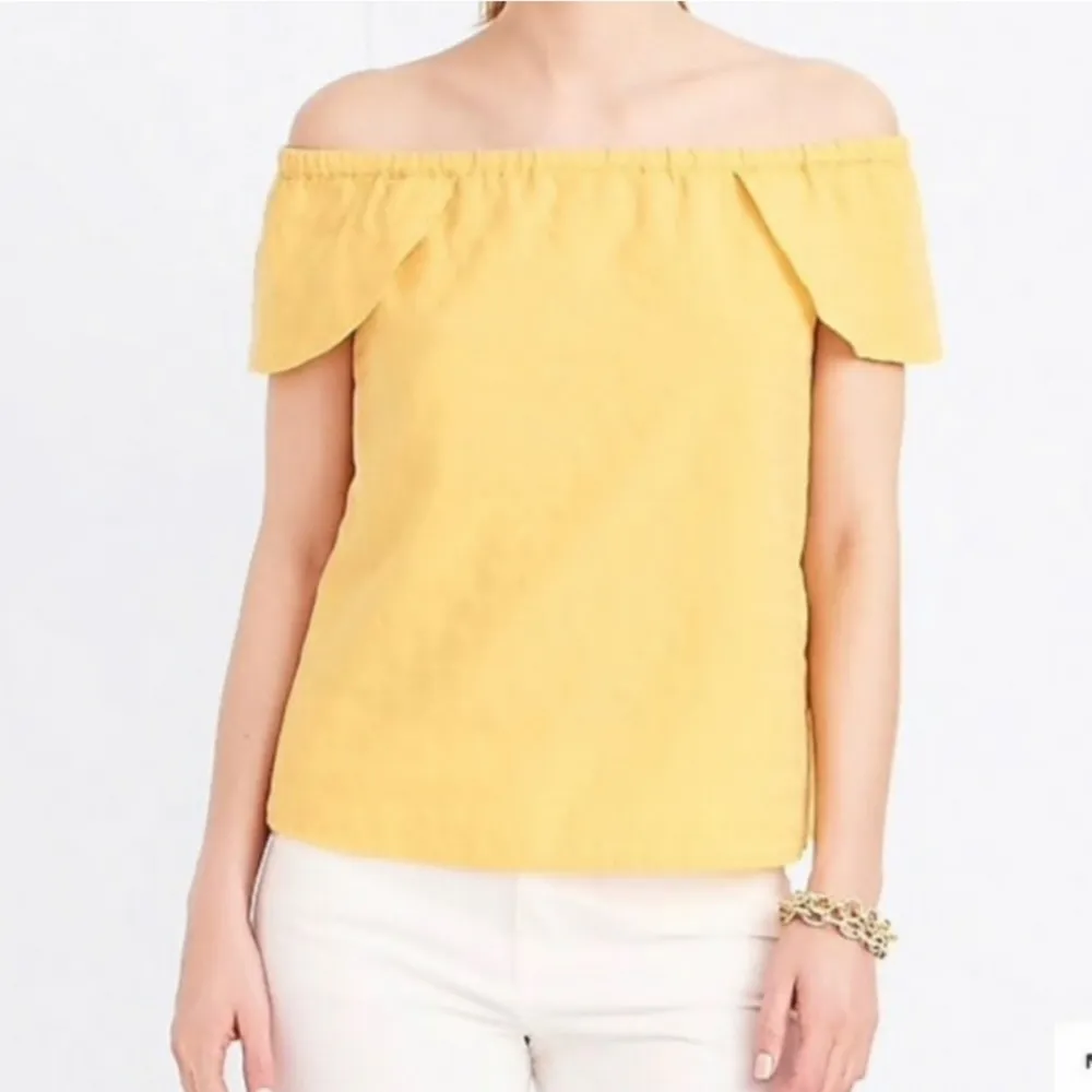 J. Crew Off The Shoulder Top Size Small - Image 2