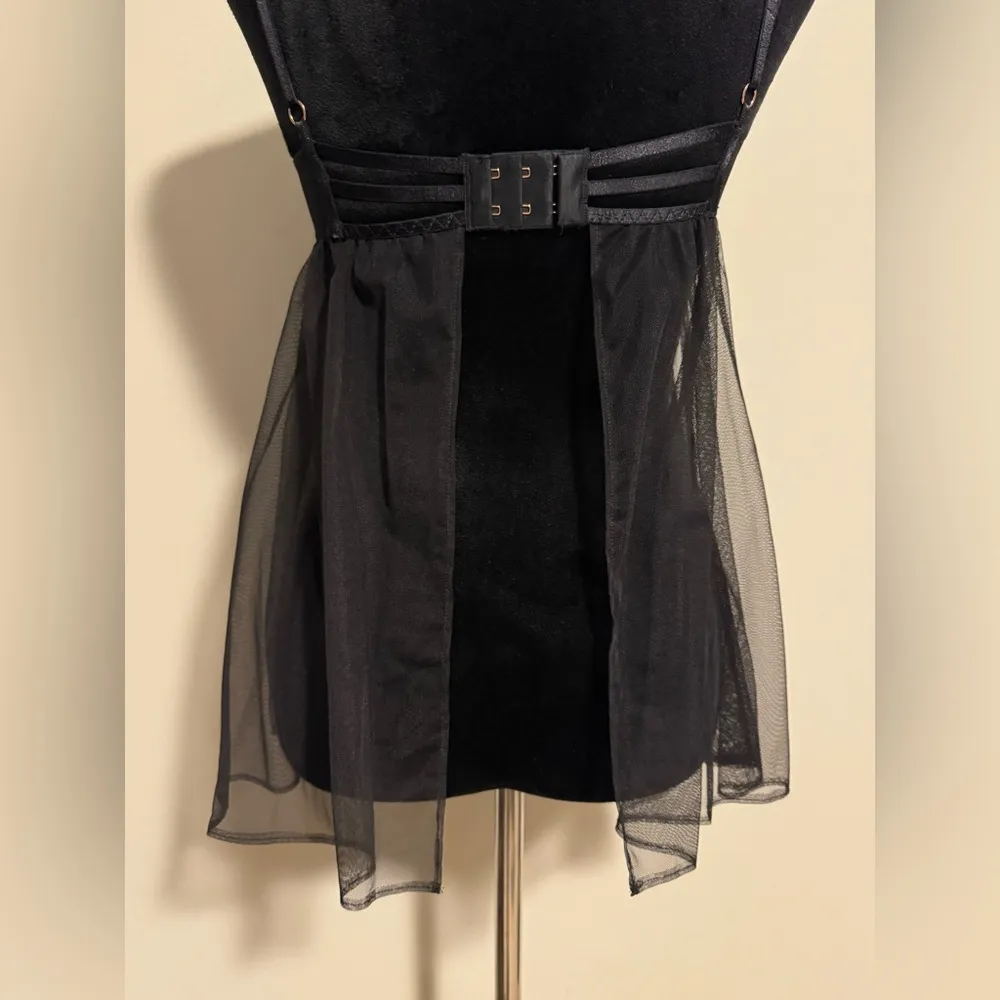 EUC Victoria Secret Babydoll Floral Push Up Lingerie size 34C - Image 7