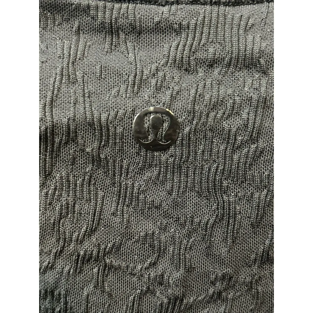 Rest Less Pullover Black Textured Long Sleeve Crewneck Top Size XXXS - Image 8