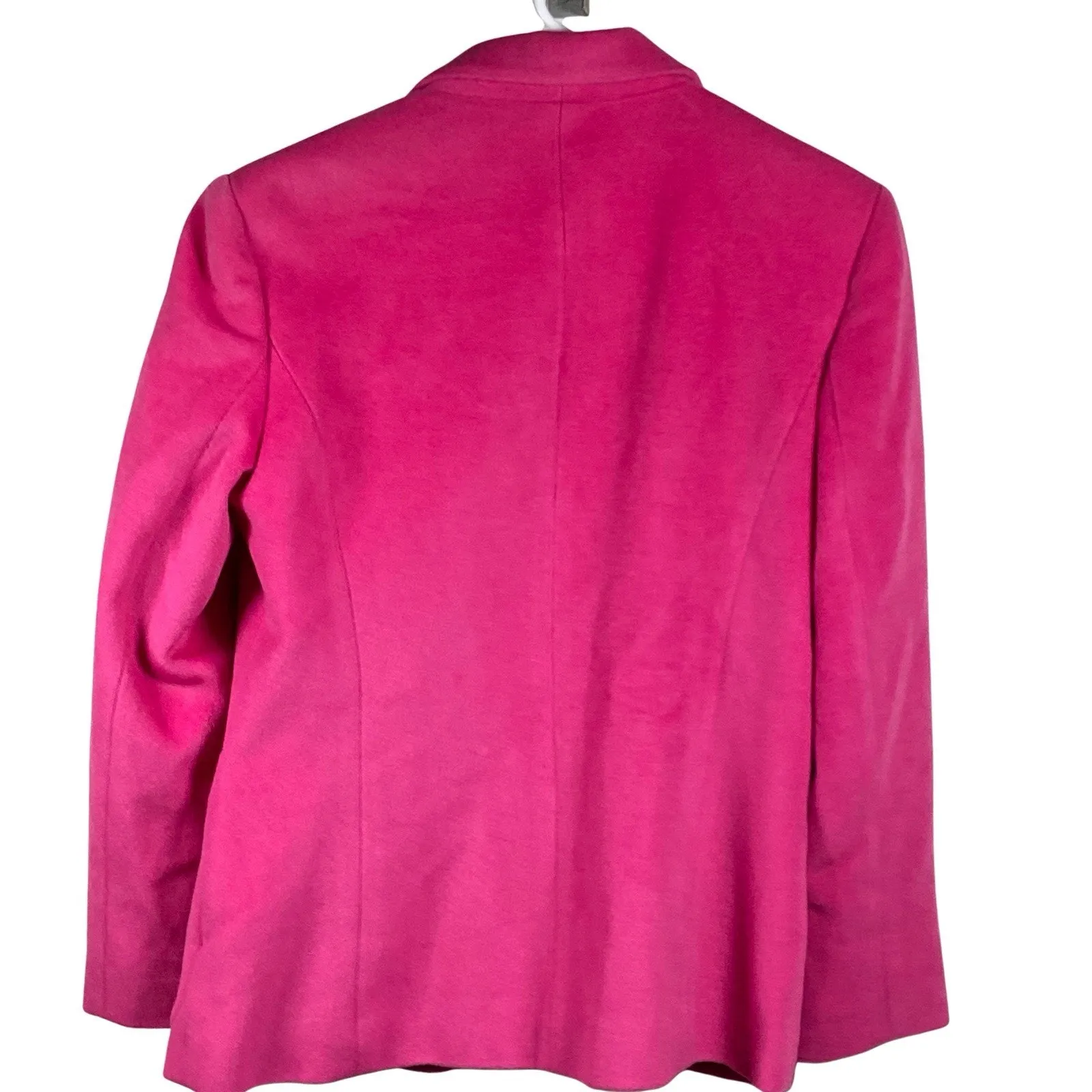 Chadwicks Blazer Women's 8P Pink Lined Wool Blend Single Button Cashmere Vintage - Image 2