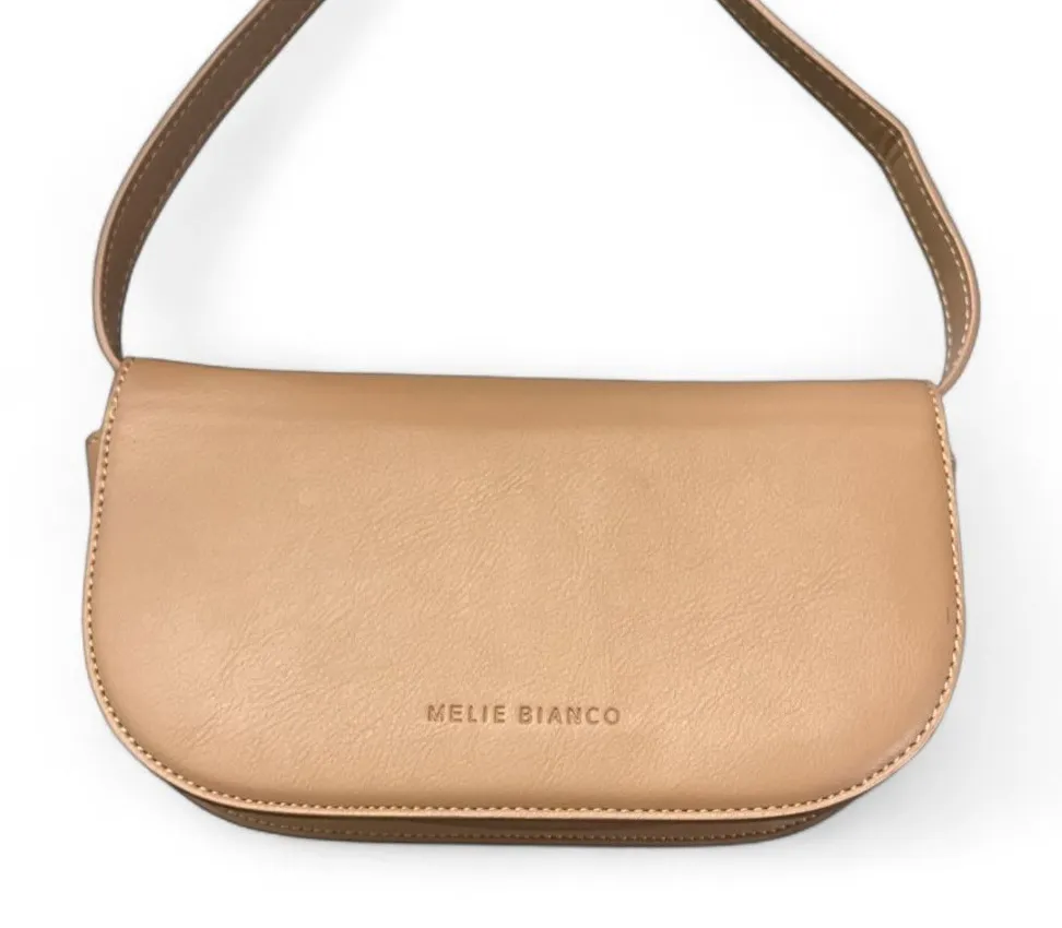 Melie Bianco Vegan Leather Shoulder Bag Adjustable Strap - Image 1