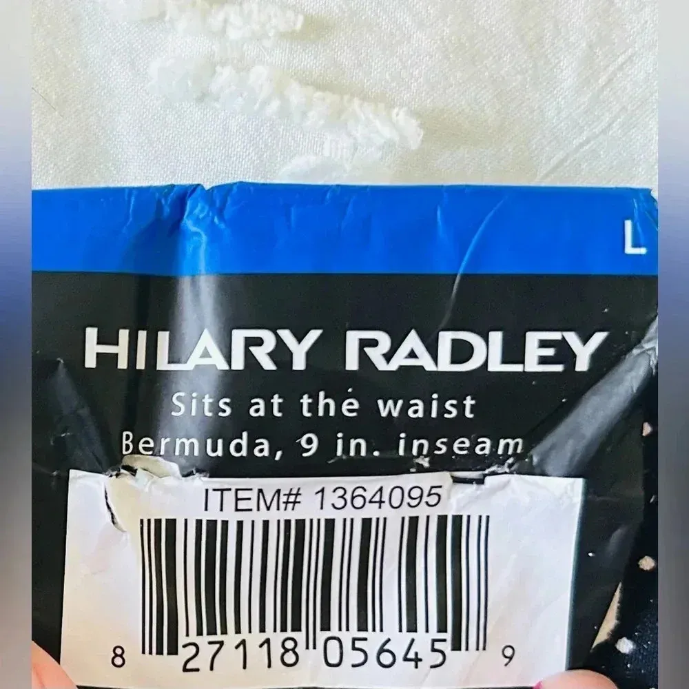 Hilary Radley pokadot Bermuda shorts women size Large - Image 2