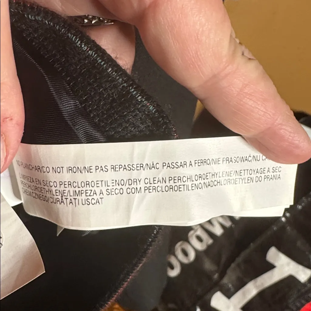 NWOT Zara Embroidered Aztec Tribal Moto Leather Trim Jacquard Jacket Size Medium - Image 16