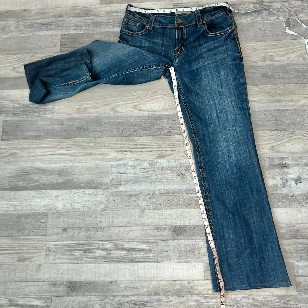 Stetson Women's Dark Wash City Trouser Bootcut Jeans Altered Hem S19 - Image 6