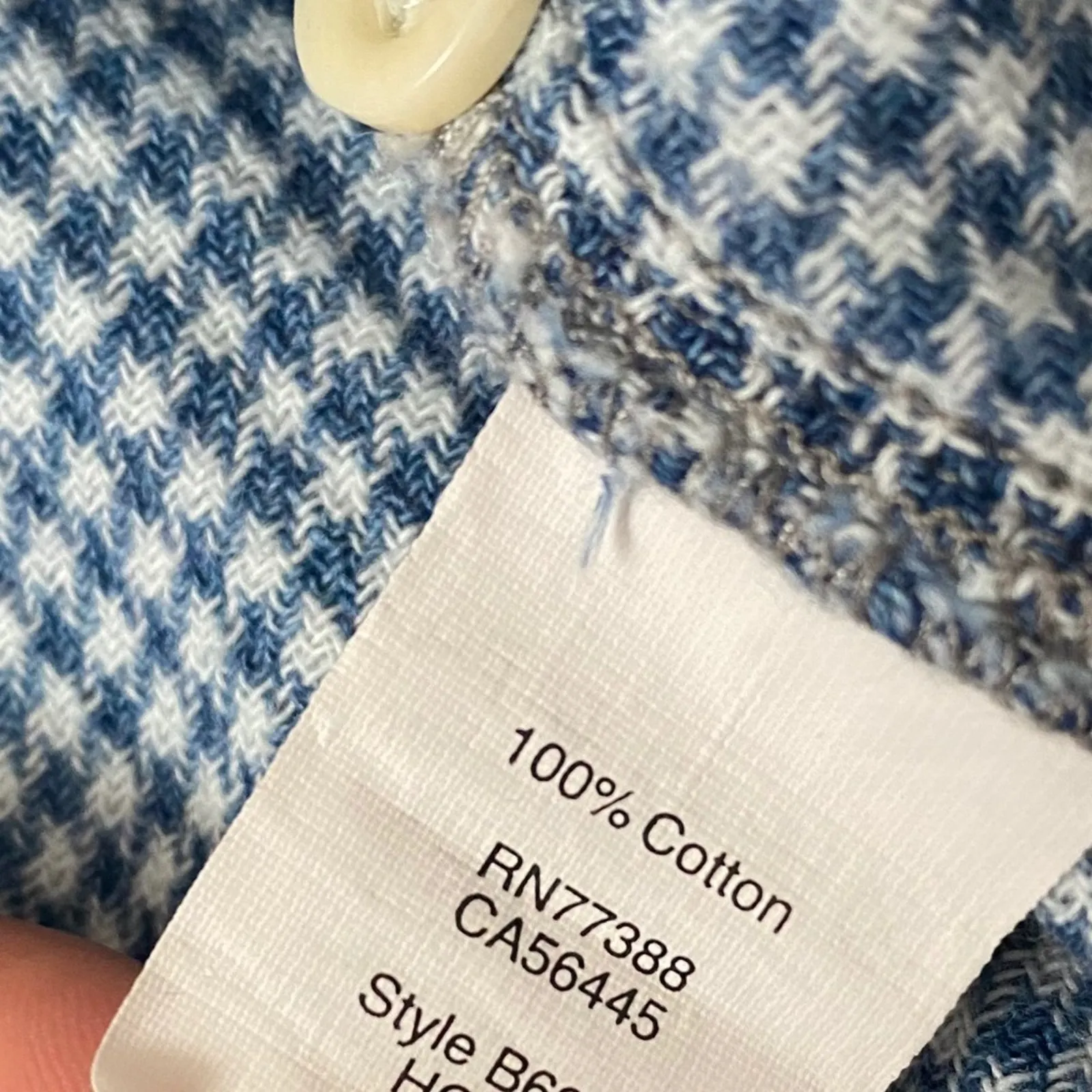 Madewell Button Down Denim Shirt Sz XS Long Sleeve Jean Shirt Western - Image 9