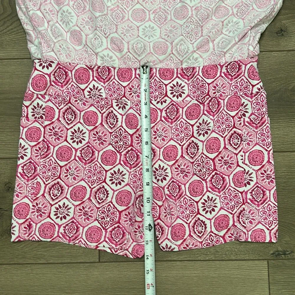IBKUL‎ 15” Terra Print Swing Golf Skirt Skort Pink Size Large - Image 11