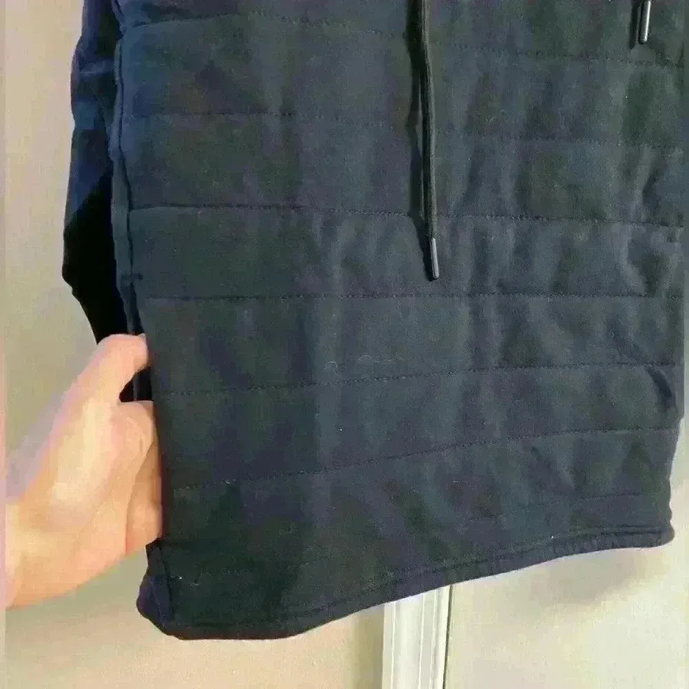 ZYIA active black quilted hooded‎ sweatshirt. Small. Excellent condition - Image 2