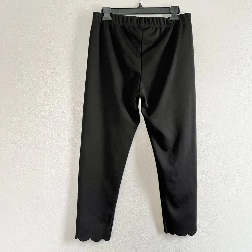 [Mai Soli] Black Scalloped Hem Pants - Image 2