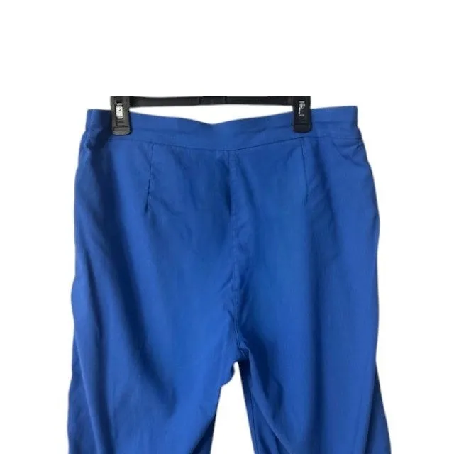 Drapers & Damons 1X Blue Capri Pants‎ High Rise Casual Coastal Cruise Vacation - Image 11